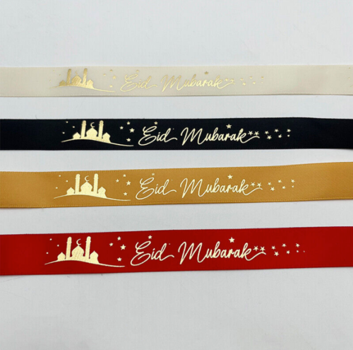 Eid Mubarak Ribbon 19mm Width