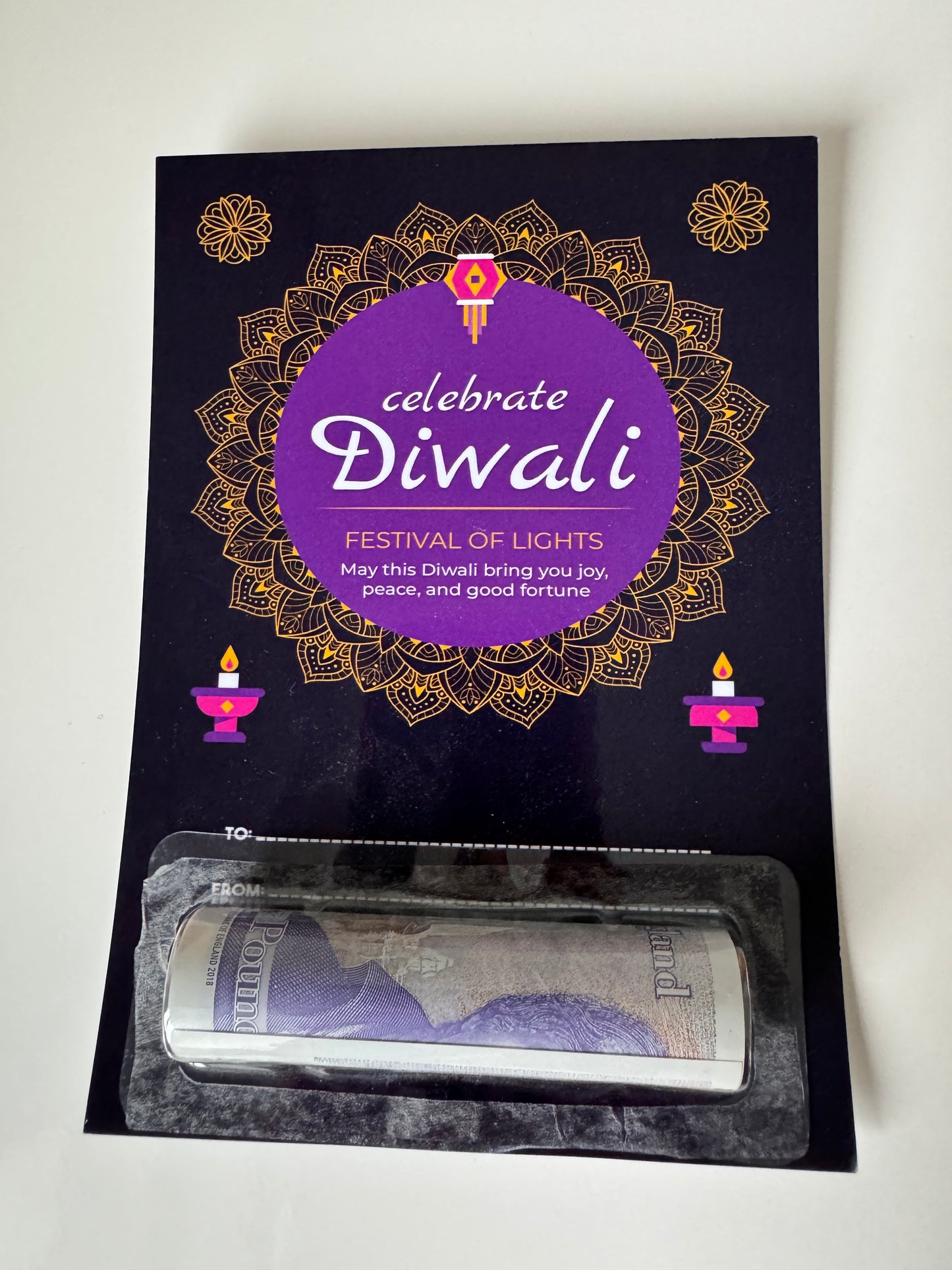 Diwali Money Cards