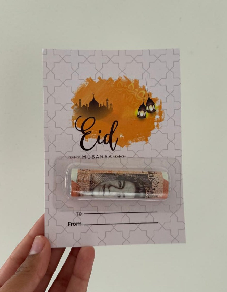 Eid Mubarak Money Holder Card