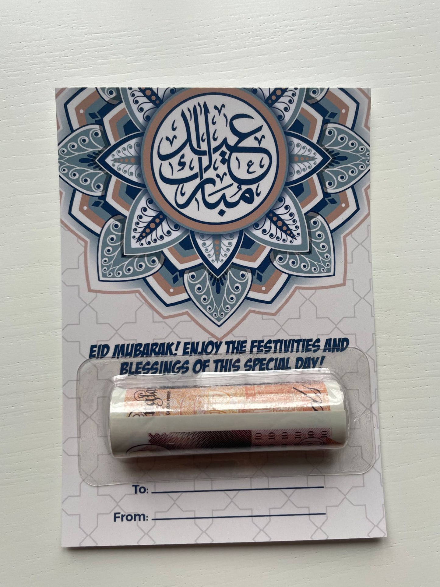 Eid Mubarak Money Holder Card