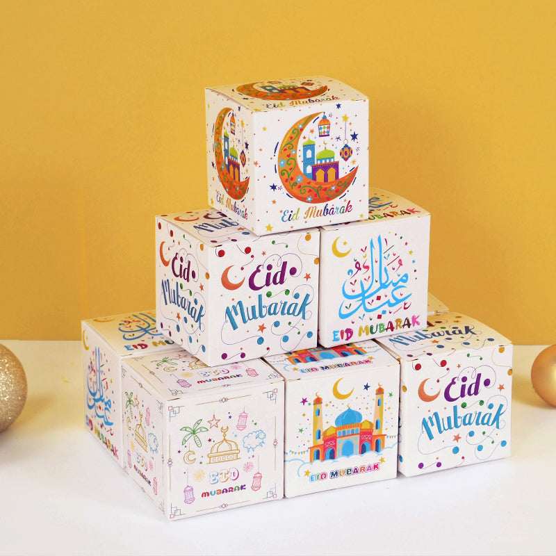 Eid Mubarak Square Boxes